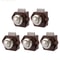 Push Lock For RV Caravan Boat Drawer Latch Furniture Hardware Button Locks Security Accessories Set 0