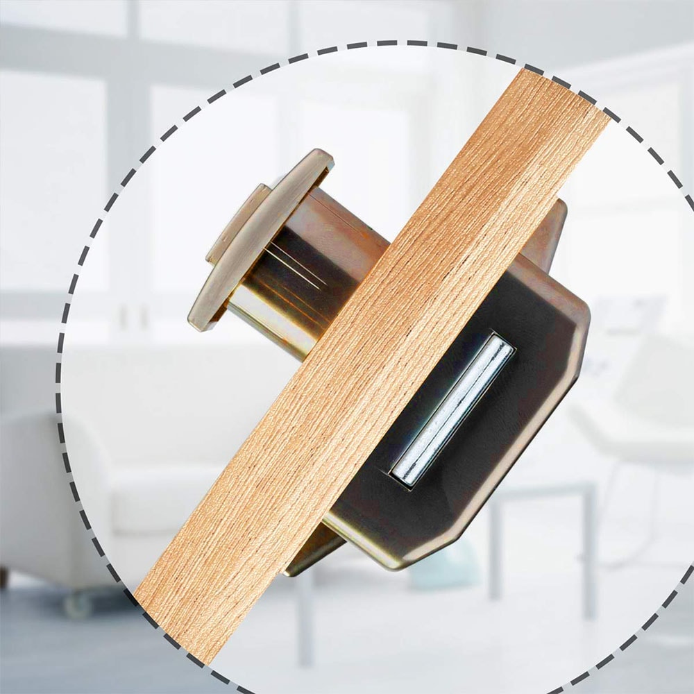 Push Lock For RV Caravan Boat Drawer Latch Furniture Hardware Button Locks Security Accessories Set 3