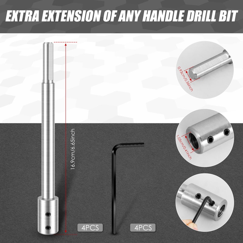 Core Bit Extension 036inch Hex Magnetic Bit Holder Durable Drill Driver Sleeve Adapter For Electric 6