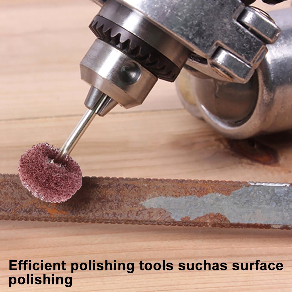 Abrasive Mini Brush Nylon Abrasive Brush Sanding Head Polishing Wheel Tool Drill Accessories 1
