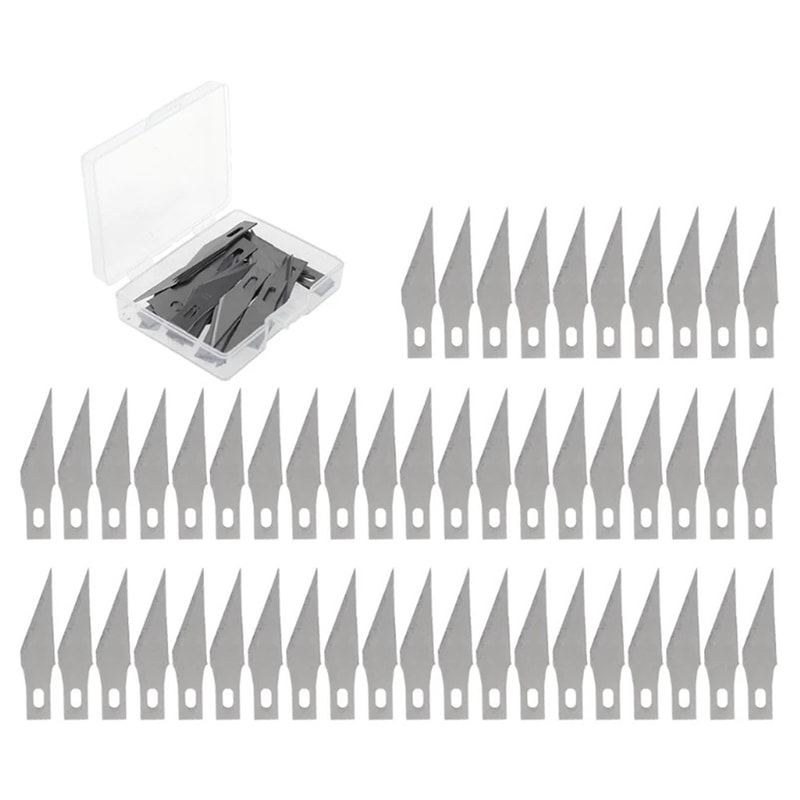 Knife Blades For DIY Wood Carving Fruit And Food Sculpture Precision Cutting Tool Metal Engraving B 5