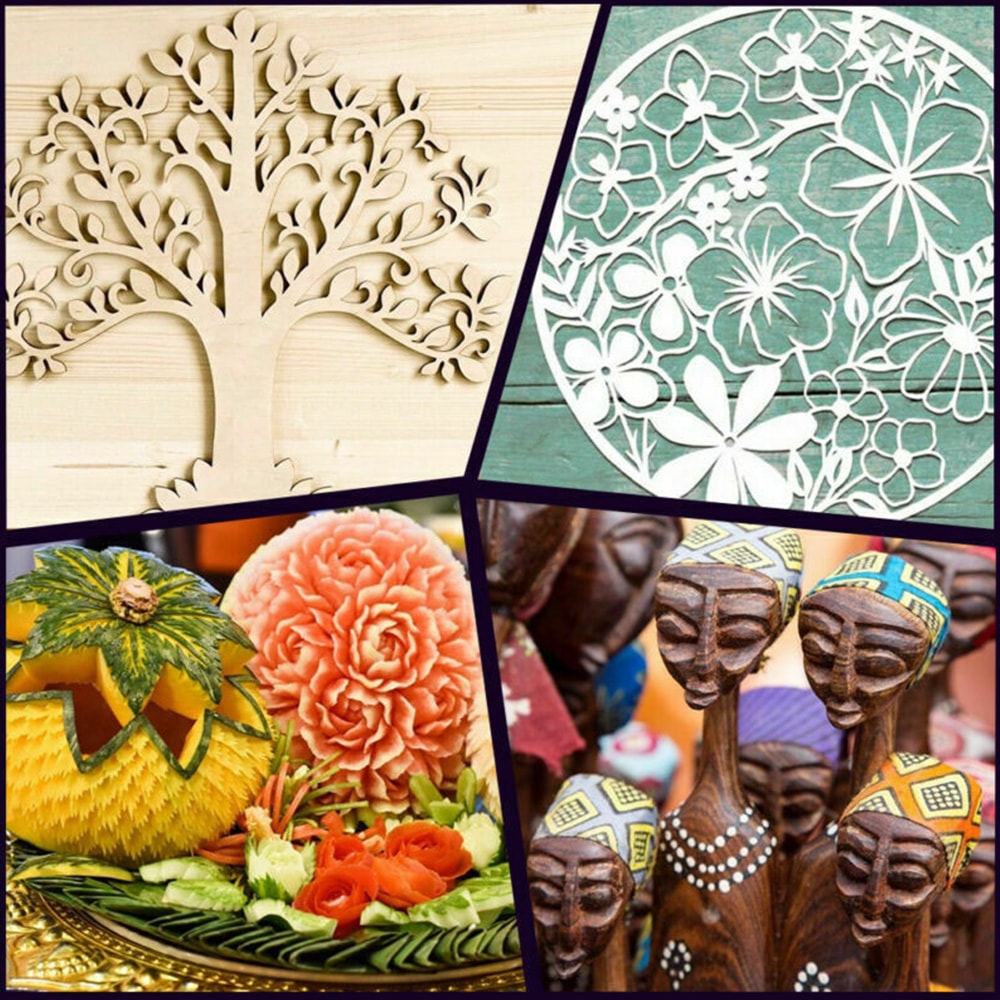 Knife Blades For DIY Wood Carving Fruit And Food Sculpture Precision Cutting Tool Metal Engraving B 3