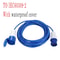 Camping Extension Cable Safe Reliable Rubber Extension Cord With Plug Versatile Sturdy Caravan Hook 1