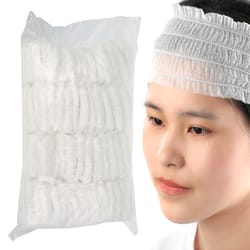 disposable spa facial headbands, soft non-woven salon hair band, beauty tools for skin care, stretch hair band