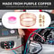 Oil Pressure Gauge Tubing Kit Copper Tube Threaded Parts Practical Oil Gauge Line Kit Set For Tract 4