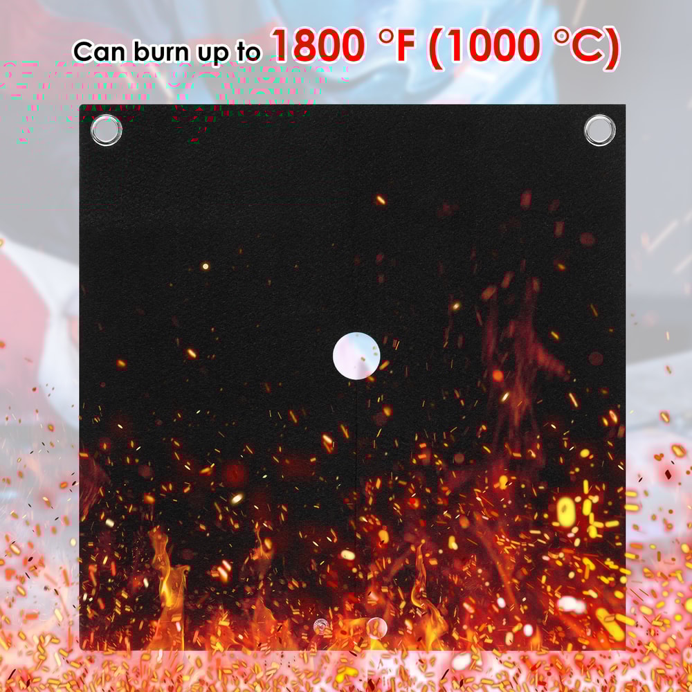 Fireproof Welding Protective Blanket High Temp Insulation Carbon Felt Blankets For Metal Working 5