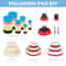 Car Polishing Pad Kit Microfiber Polishing Pads With Thread Adaptors Mix Size Reusable Sponge Pads 4