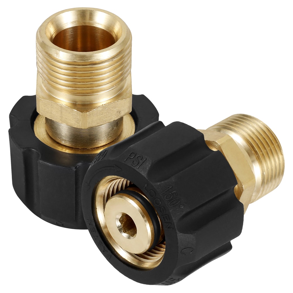 Pressure Washer Hose , Sturdy Metal Pressure Washer Adaptor, Brass Female to Male Connect Fitting, Durable