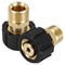 Pressure Washer Hose , Sturdy Metal Pressure Washer Adaptor, Brass Female to Male Connect Fitting, Durable