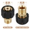 Pressure Washer Hose , Sturdy Metal Pressure Washer Adaptor, Brass Female to Male Connect Fitting, Durable