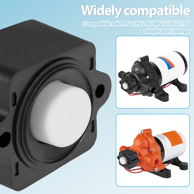 Diaphragm Pump Pressure Switch Kit, Waterproof Pump Switch Assembly, Compatible with Most Brands