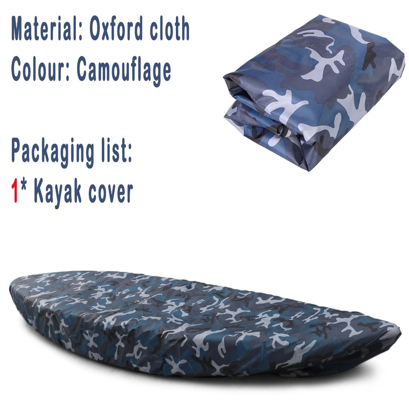 Durable Waterproof Kayak Cover For Canoe Boat UV Resistant Dust Storage Shield Professional Kayak A 7