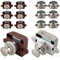 Elegant Cabinet Door Catch, Push Button Latch Key less Cupboard Locks for RV Drawer, Decorative Door Catch