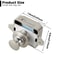 Elegant Cabinet Door Catch, Push Button Latch Key less Cupboard Locks for RV Drawer, Decorative Door Catch