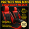 All Season Universal Pad Full Leather Car Seat Cushion Driver Or Passenger Seat Cover 4
