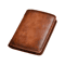 Genuine Leather Trifold Wallet RFID Secure Men Card Holder With Photo Slot 1