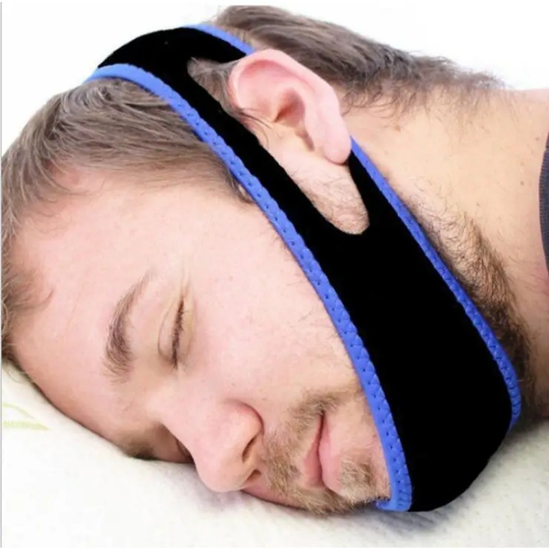 Anti Snoring Chin Strap Jaw Support for Mouth Breathers Quiet Sleep Tonight