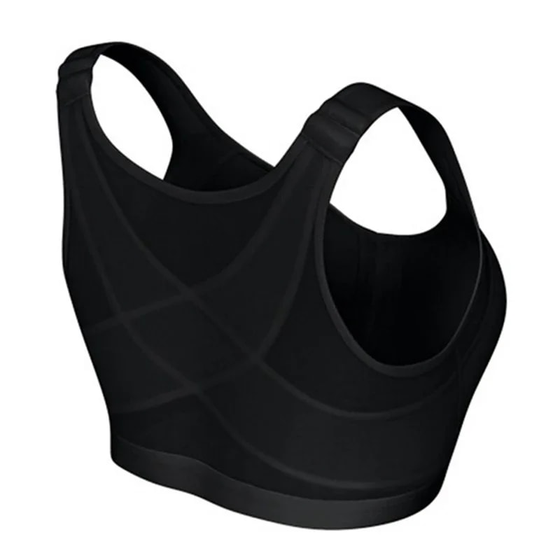 Posture Support Bra for Back & Shoulders, Front Closure Vest for Comfort & Alignment