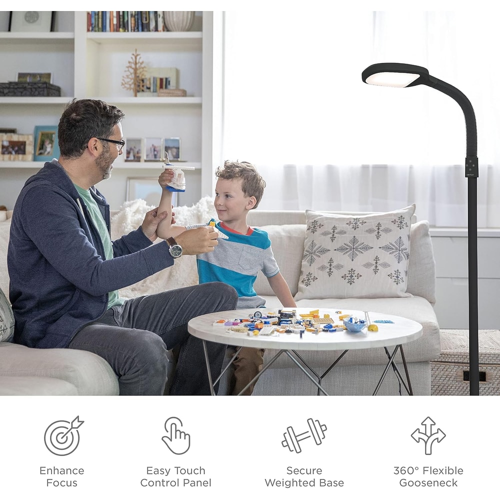 Natural Full Spectrum LED Floor Lamp Ideal For Reading Light Therapy 3