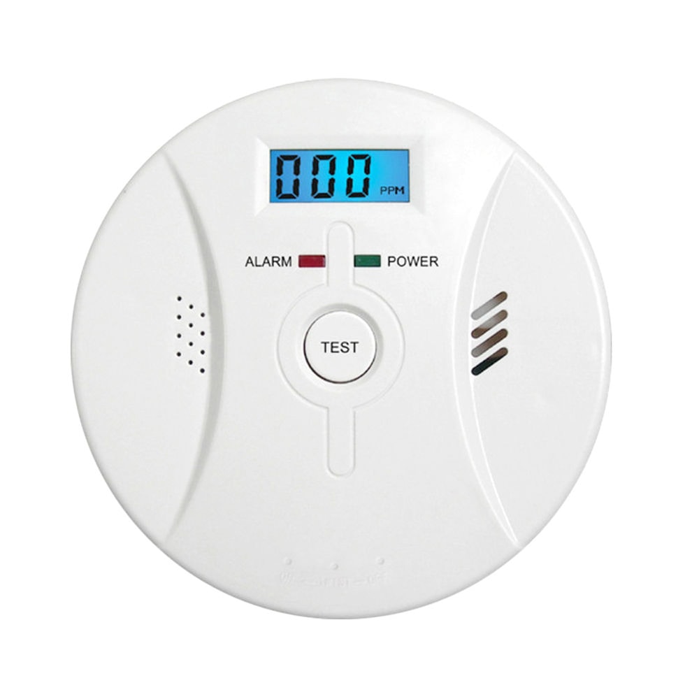 Carbon Monoxide Smoke Alarm Detector 2in1 Fire Safety Device For Home 6