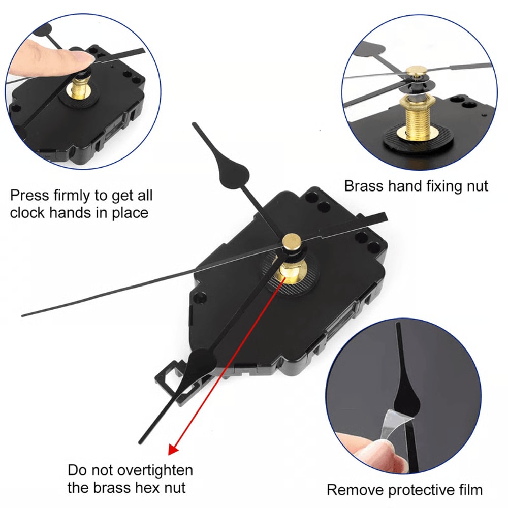 Quartz Clock Movement Mechanism Kit DIY Replacement With Chime Music Box 3