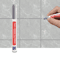 Waterproof Tile Grout Pen Easy Seam Repair White Grout Color Restorer 10