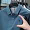 Men's Cotton Polo Shirt Short Sleeve Embroidered Business Casual Summer Wear