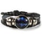 Glow In The Dark Zodiac Bracelet Multilayer Leather Wrap Astrology Gift 11