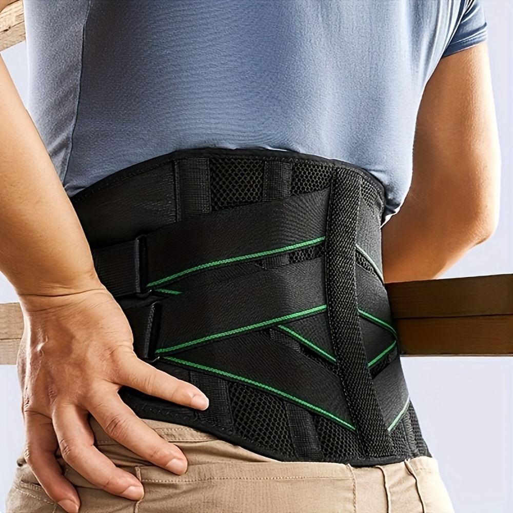 Adjustable Lumbar Support Brace For Lower Back Pain Relief And Sciatica 4