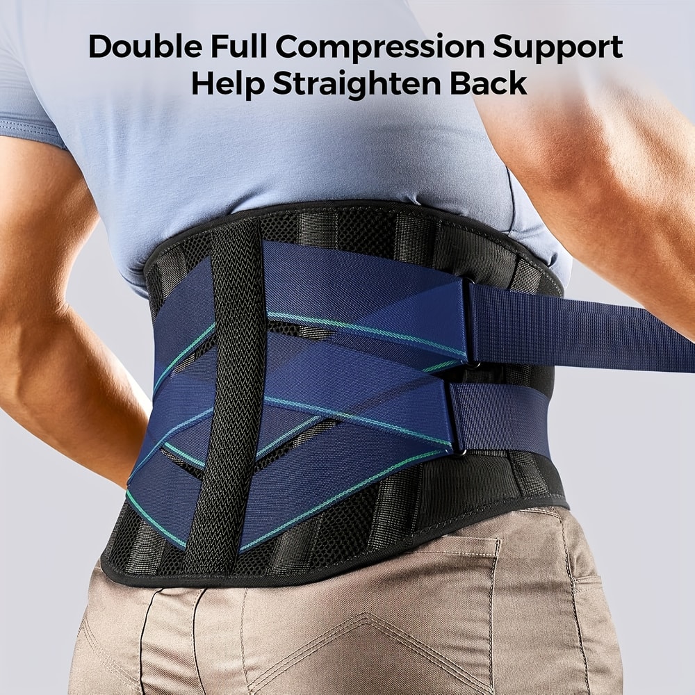 Adjustable Lumbar Support Brace For Lower Back Pain Relief And Sciatica 2