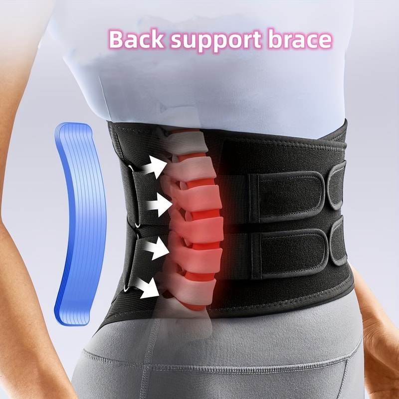 Adjustable Lumbar Support Brace For Lower Back Pain Relief And Sciatica 3