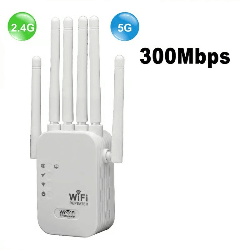 WiFi Signal Booster Wireless Repeater Dual Band 5G Range Extender 6