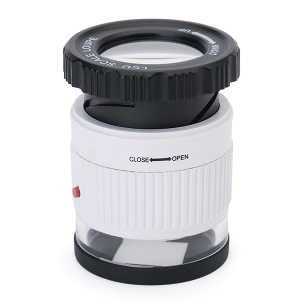 30X LED Scale Loupe for Jewelry, PCB and Precision Inspection