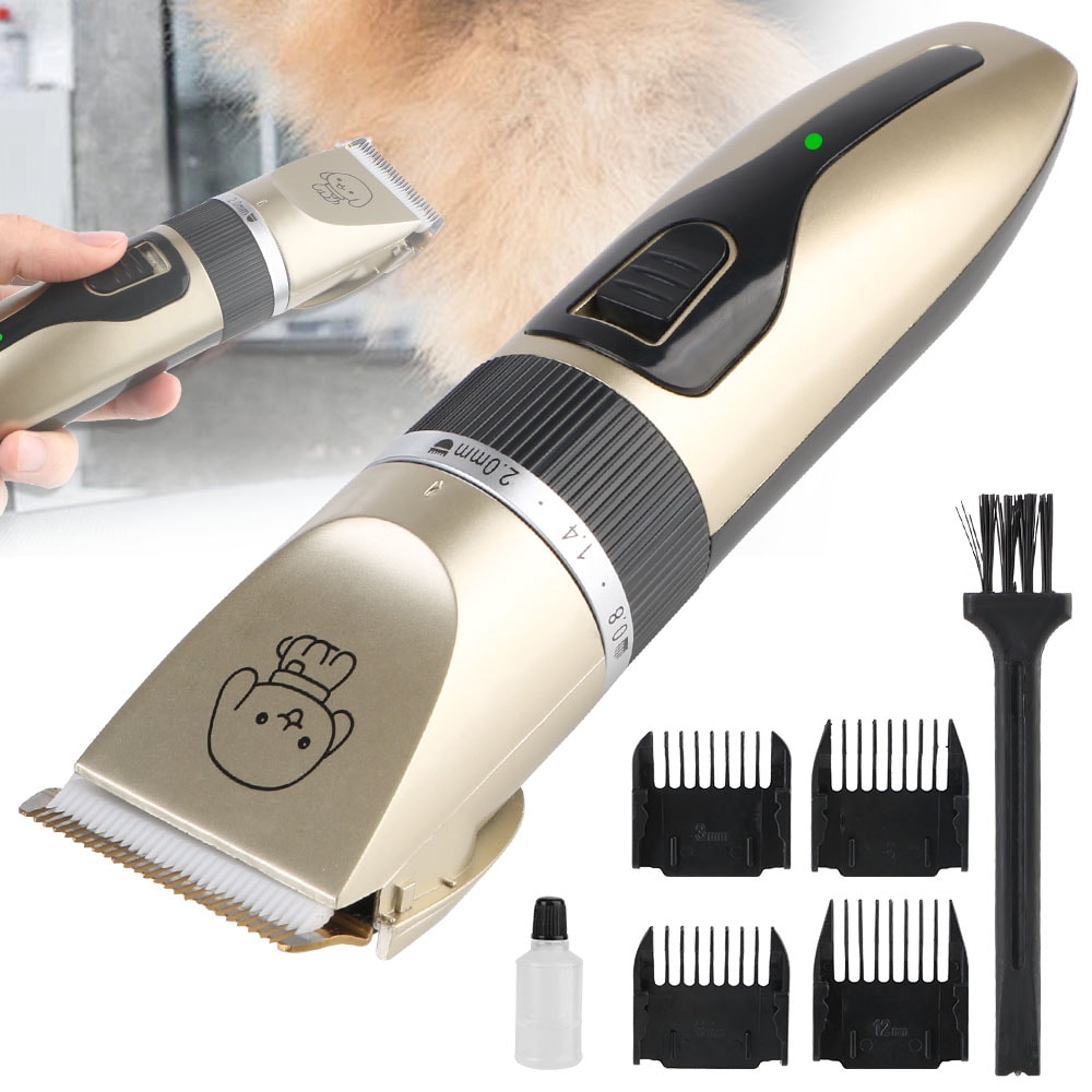 Professional Cordless Hair Clipper Trimmer Set For Men Barber Grade Grooming Kit 1