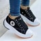 2025 New Women Pattern Canvas Sneakers Women Casual Shoes Women Sneakers Shoes Flat LaceUp Zapatill 3