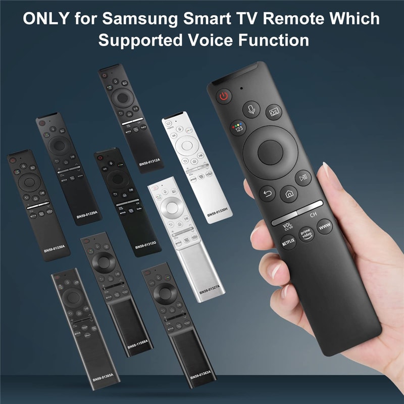 Samsung BN59-01312F Remote Replacement with Voice and Bluetooth for Smart TV
