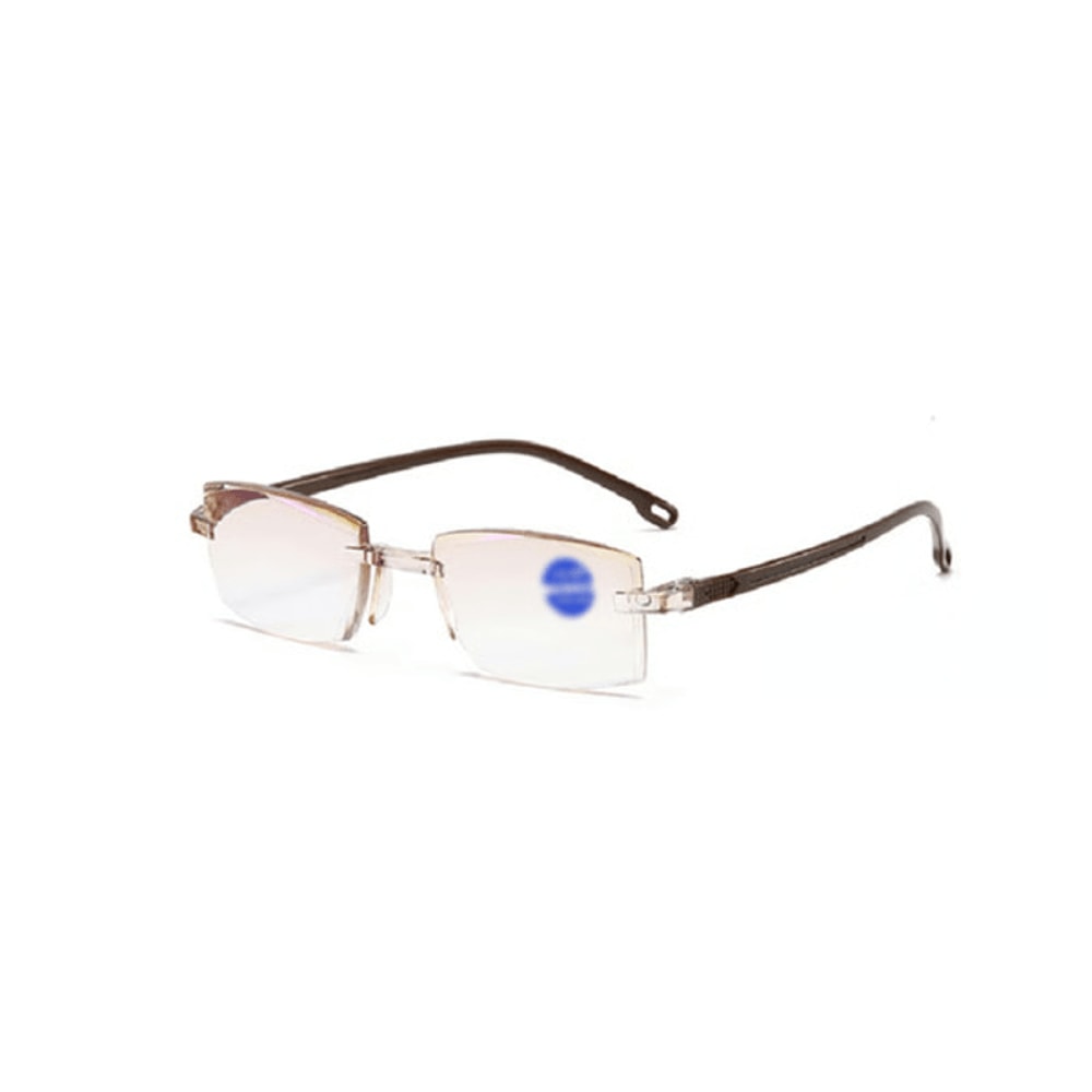 Rimless AntiBlue Light Reading Glasses For Presbyopia Lightweight Stylish 7