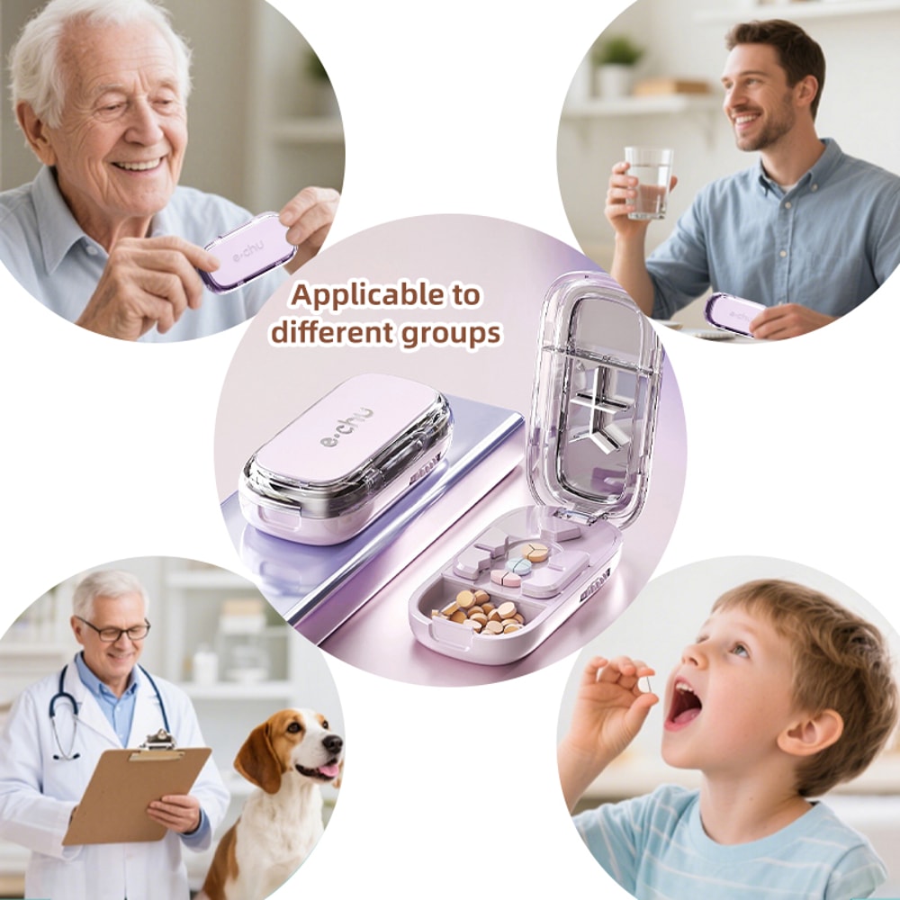 3in1 Pill Cutter And Splitter With Portable Pill Organizer 6