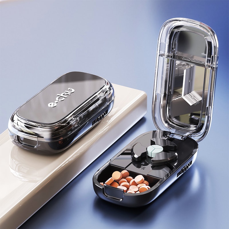 3in1 Pill Cutter And Splitter With Portable Pill Organizer 12