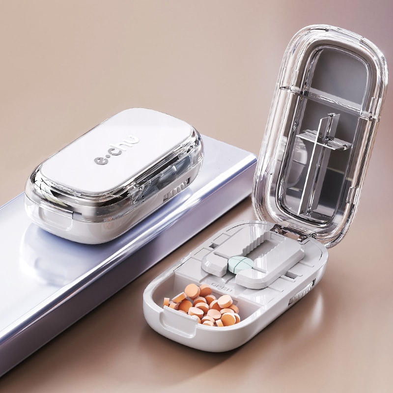 3in1 Pill Cutter And Splitter With Portable Pill Organizer 16