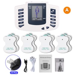 full body ems muscle stimulator tens unit with 16 pads and digital massage therapy