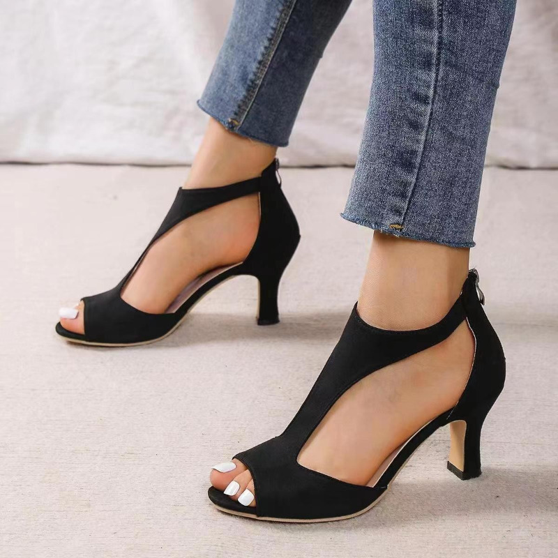 Orthopedic High Heels with Arch Support Comfortable Platform Sandals for Women