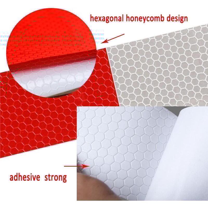 DOT-C2 Reflective Tape 2x150 Roll for Trailers and Trucks Red White Conspicuity Tape