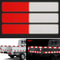 DOT-C2 Reflective Tape 2x150 Roll for Trailers and Trucks Red White Conspicuity Tape