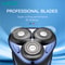 Waterproof Rotary Electric Shaver with Pop Up Trimmer and LED Display