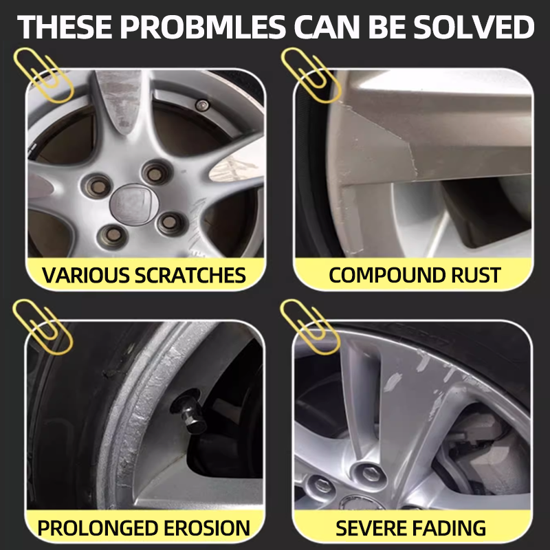 Graphene Alloy Wheel Repair Kit for Scratches, Rust Marks & Rim Shine