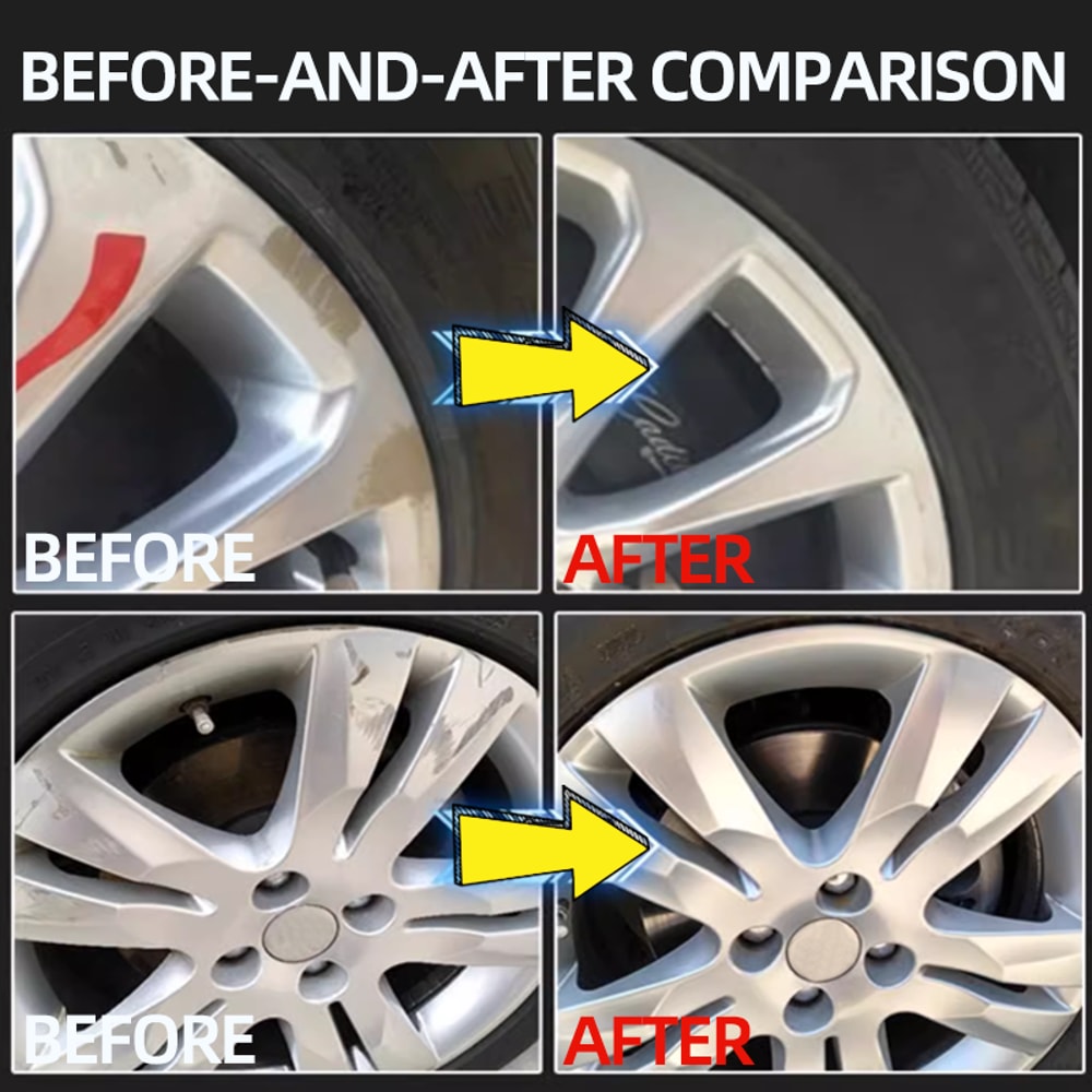 Graphene Alloy Wheel Repair Kit for Scratches, Rust Marks & Rim Shine