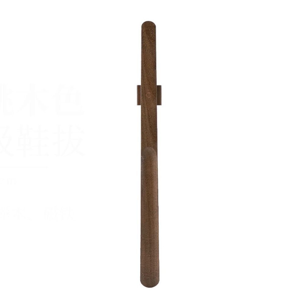 55CM Magnetic Shoehorn Useful Flexible Lazy Shoe Spoon Shoe Puller Wooden Handle Long Shoe Lifter 7