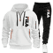Men Casual Fitness Hoodie And Jogger Pants 2Piece Set 13