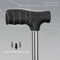 Lightweight Folding Cane With Seat Portable Walking Support For Outdoor Comfort 3